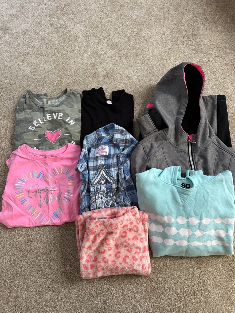 Lot girls size 10/12 clothes & jacket